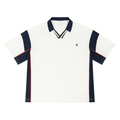 Unisex Boxy Color Block Polo Shirt