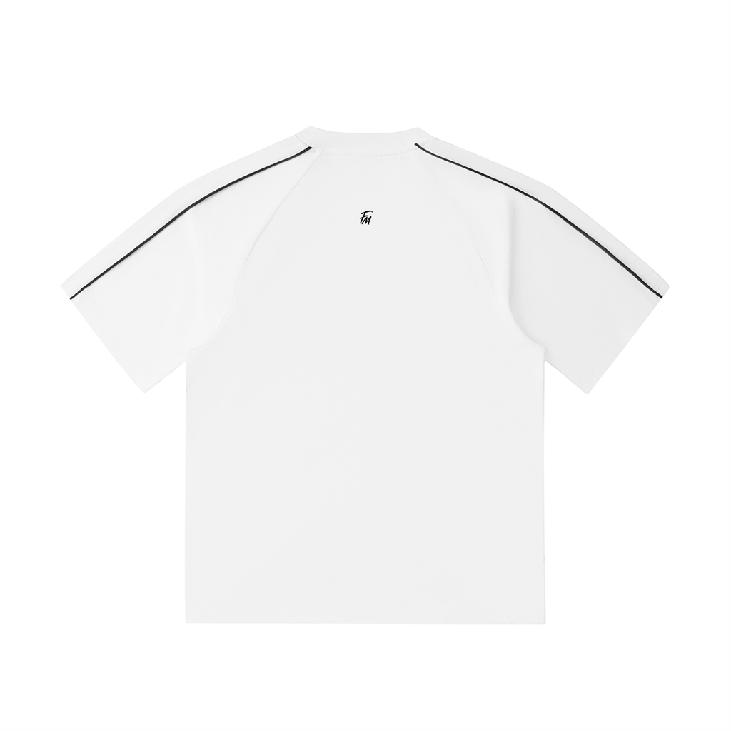 Contrast Stitch Raglan T-Shirt