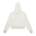 Fleeced Zip-Up Cropped Hoodie