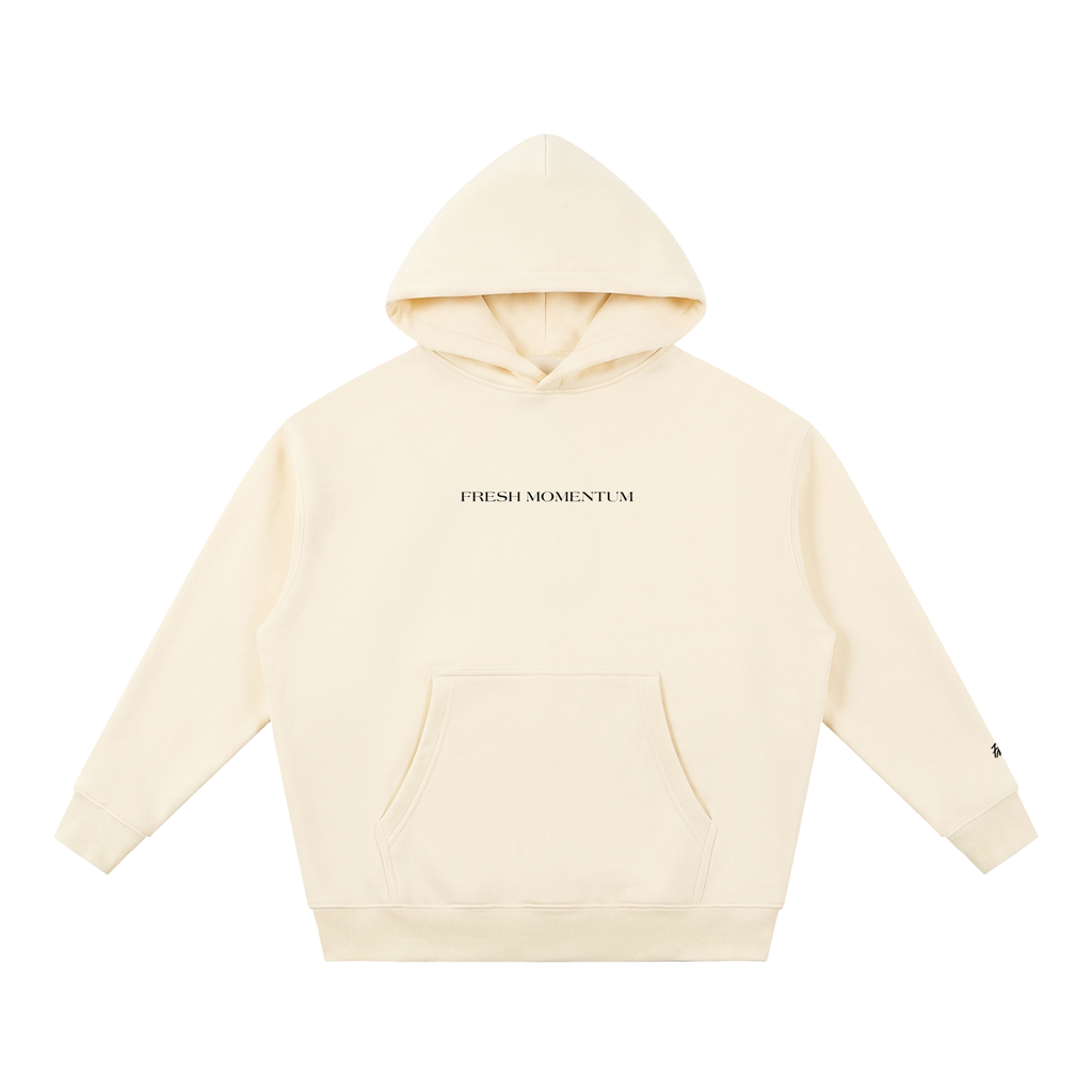 Essential Oversized Boxy Fit Fleece Hoodie