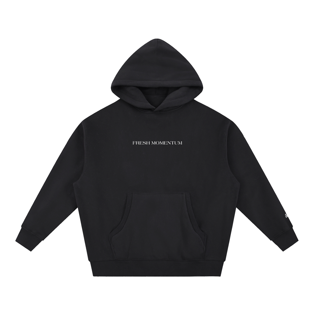 Essential Oversized Boxy Fit Fleece Hoodie