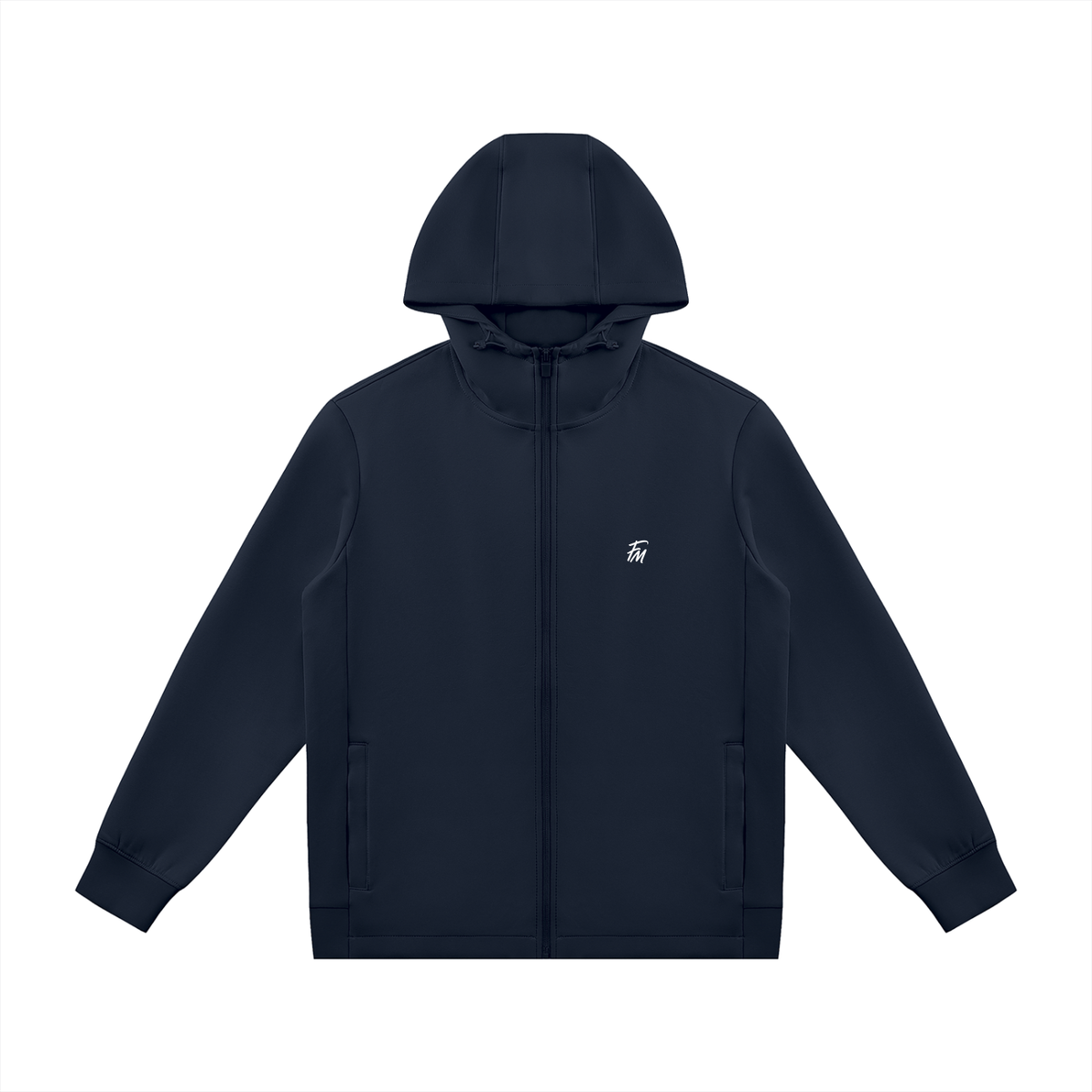 Unisex Regular Fit Full Zip Hoodie