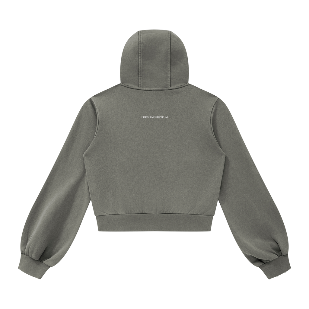 Women’s Vintage Wash Full Zip Hoodie
